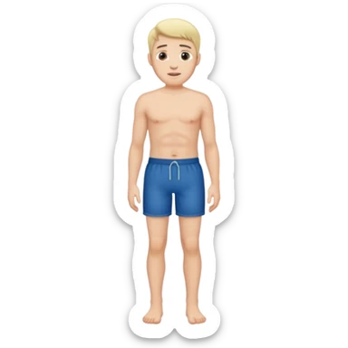 Man with no trousers sticker