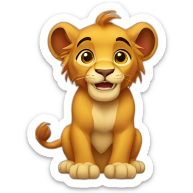 simba sticker