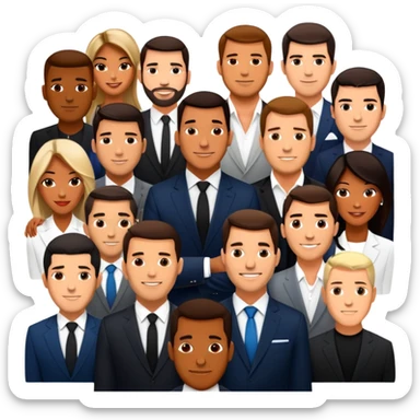 Hyper realistic Josh King 'JetSet' Madrid - Iman Gadzhi vs. Alex Hormozi vs. Sebastian Ghiorghiu vs. Andrew Tate. Vs Branden Condy vs Grant Cardone vs Tony Robins vs Luke Belmar vs Daniel G vs Graham Stephan vs Jason Fallen vs Russell Brunson sticker