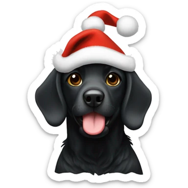 Coockerpoo Christmashat sticker