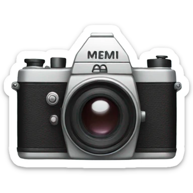 a camera  sticker