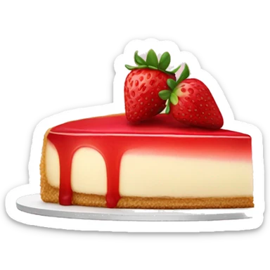 strawberry cheesecake sticker