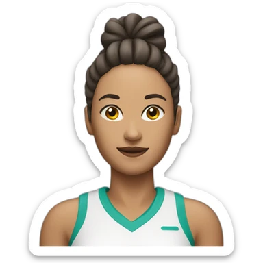 Katy entrenadora de tenis de mesa sticker