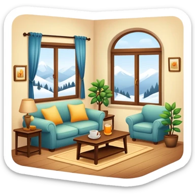 cozy home sticker
