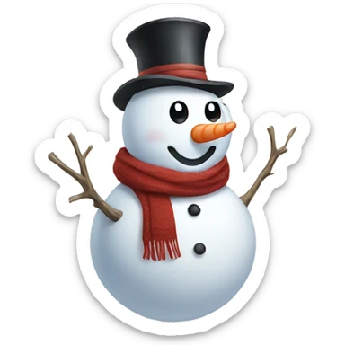 Snowman  sticker