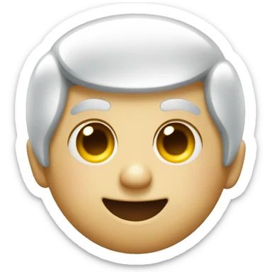 rolling eyes emoji with finger up  sticker