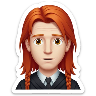 bill weasley long hair sticker