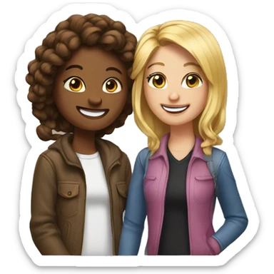 Besties sticker