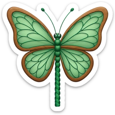 butterfly net sticker