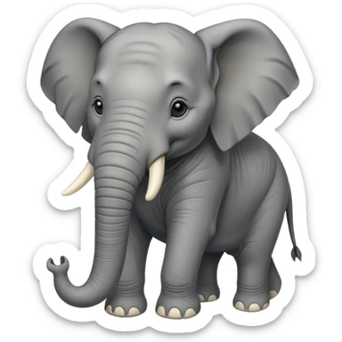  Elephant sticker