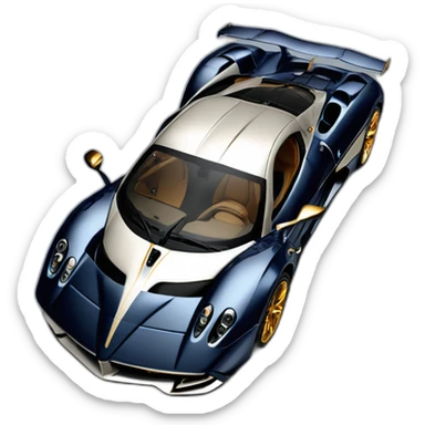 pagani huayra revolution sticker