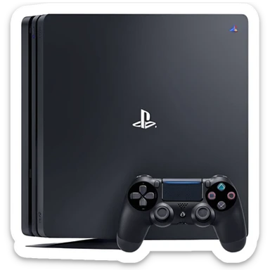 ps4 slim console only sticker