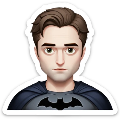Robert Patterson  Batman ￼ sticker