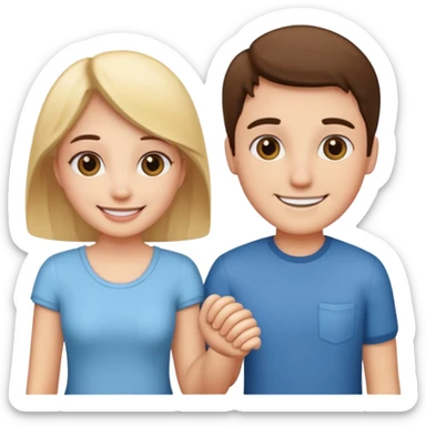 valentines day couple sticker