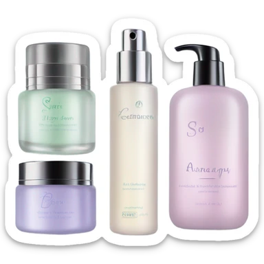 Preppy skincare  sticker