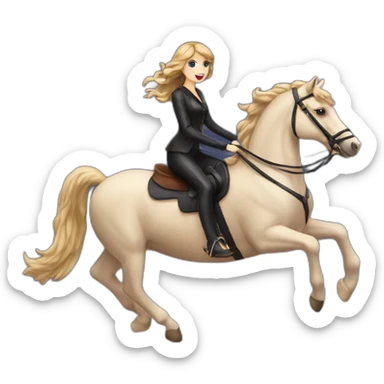 taylor-swift-riding-bbc sticker