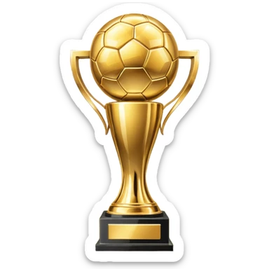 World Cup trophy sticker