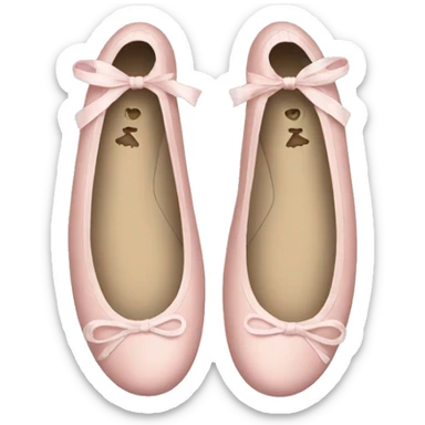 Ballet flats sticker