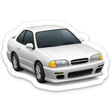 A car drifting sticker