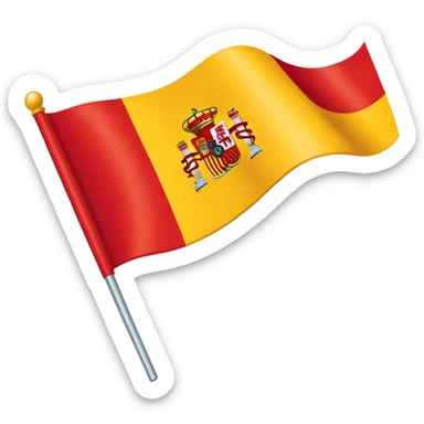 A emoji of spain sticker