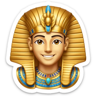 Egyptian Pharaoh emoji sticker