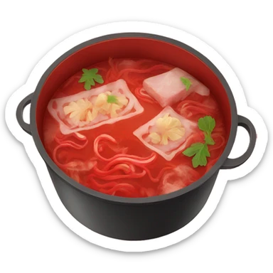 red hotpot sticker