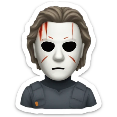 michael myers  sticker