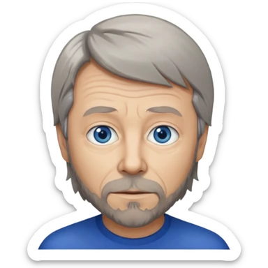 Björn Ulvaeus with dark blue eyes sticker