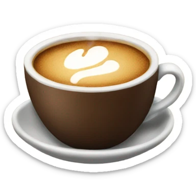 Coffee sticker