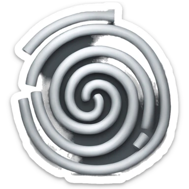 Metal coil sticker