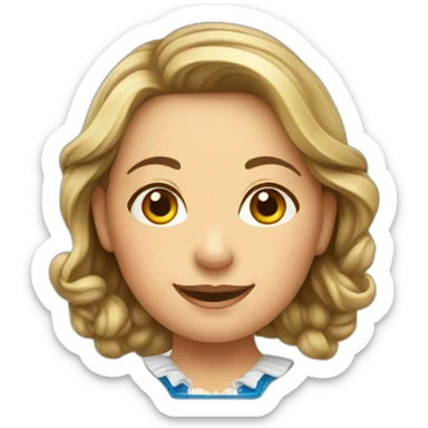 oktoberfest woman sticker