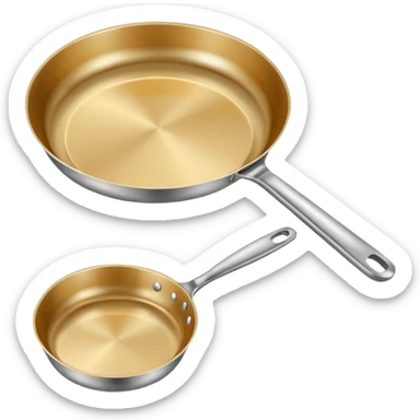 pan and spatula sticker