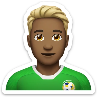 futbol player sticker