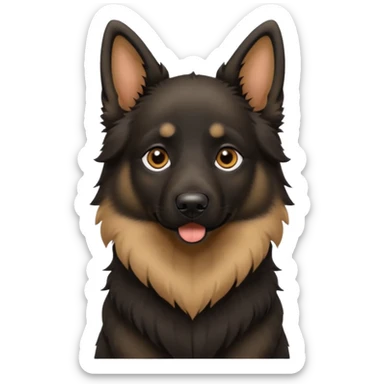 Belgian Shepherd dog puppy sticker
