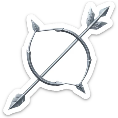 Hawkeye arrow sticker