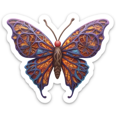 🦋+🫀 sticker