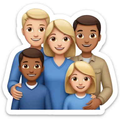 family of 5 sticker