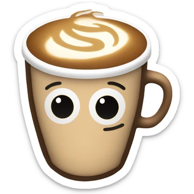 Ais latte sticker