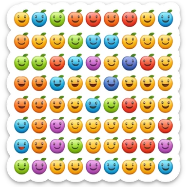 Whimsical fonts sticker