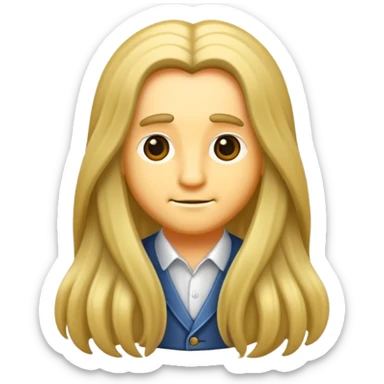 Miniature long haired edition sticker