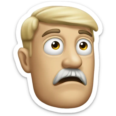 Robbe mit Zunge raus  sticker