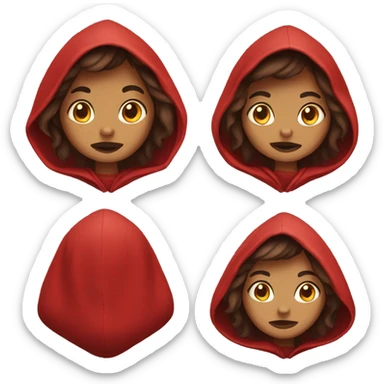 Red riding hood sticker