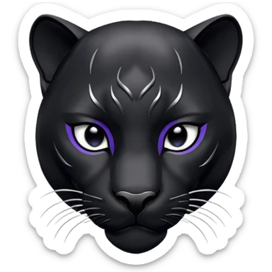 el logo de la marca de ropa puma  sticker