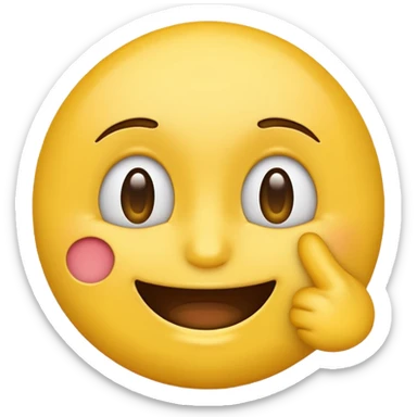 Emoji What's appa silence sticker