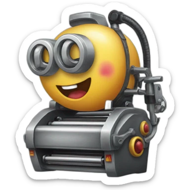 Tatoo machine sticker