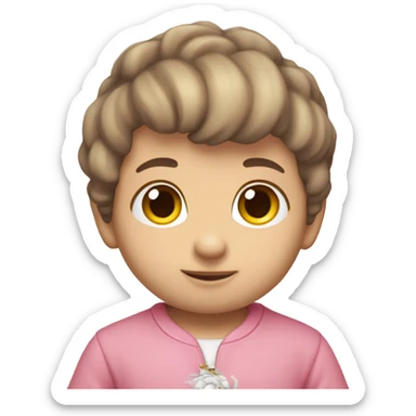 Sonny angel conejito rosa sticker