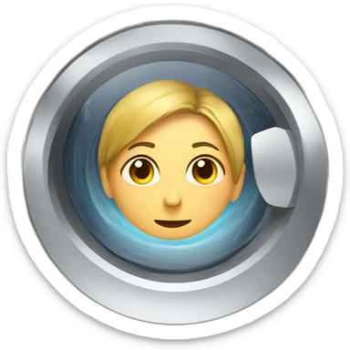 russian steals a washing machine sticker