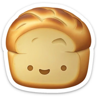 Circular Sourdough loaf of bread sticker