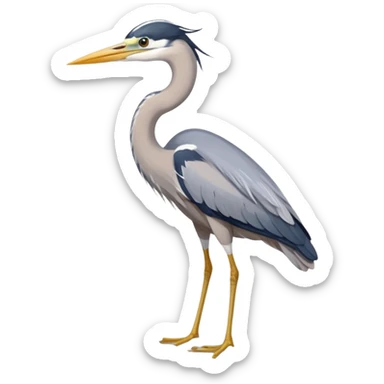  bird heron sticker