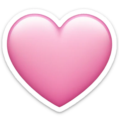 pink heart sticker